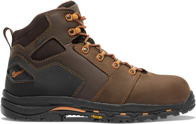 DANNER VICIOUS 4.5'' BROWN/ORANGE COMPOSITE TOE WORK BOOTS 13860 - ALL SIZES