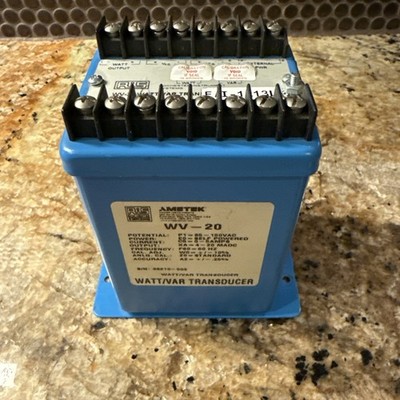Ametek WV-20 Watt/VAR Transducer.  S/N 8910-003.  E/I-1213L