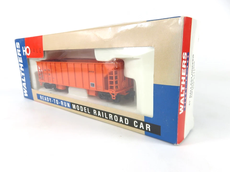 Tolva de lastre Walthers 932-4211 escala HO 41' Amtrak #11856 nueva de stock Foto 4 de 4