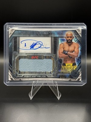 2026 Topps Knockout UFC DEIVESON FIGUEIREDO #AFM-DF Fight Mat Relic Auto /299