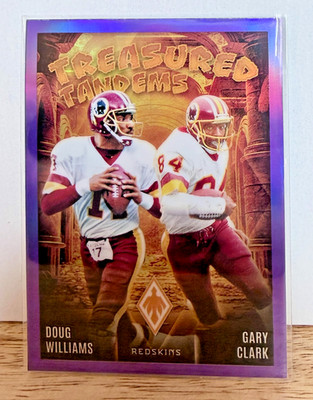 2024 Panini Phoenix Treasured Tandems D. Williams Gary Clark TT-WAS Purple Prizm