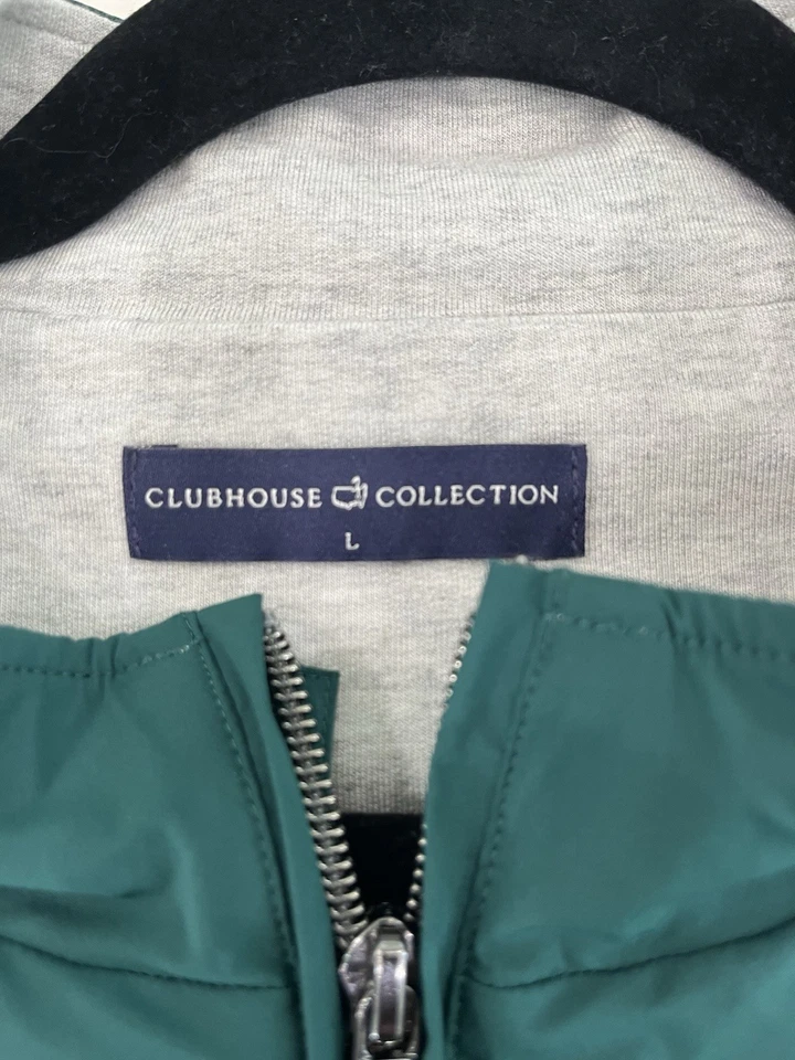 Chaleco verde grande colección Masters Clubhouse 2025 Augusta National Golf Foto 2 de 4