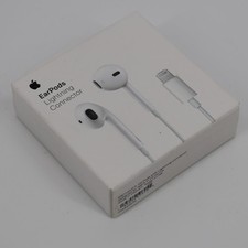 Apple EarPods MWTY3AM/A Lightning Wired Earphones In-Ear Earbuds - USED