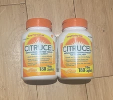 2 Pack Citrucel Fiber Therapy Caplets for Irregularity, Methylcellulose , 360 Ct