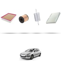 Hoffcar Set Service - 4 Filter FüR Peugeot 307 2.0 16V 103Kw Von 2005