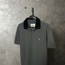 Vivienne Westwood Grey/Black Polo Shirt L