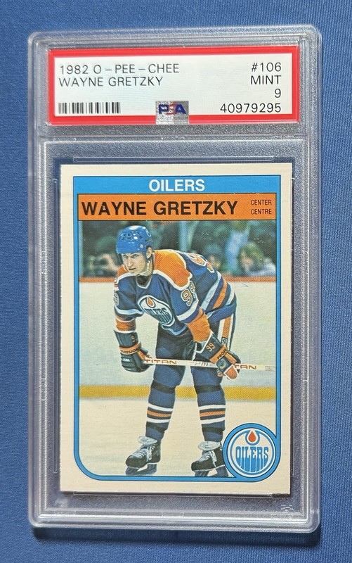 1982 O-Pee-Chee Wayne Gretzky PSA 9 Oilers #106