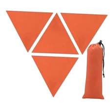 Blaze Orange Safety Blind Panels 15.75 Inch Per Side Safety Panel Hunting 4