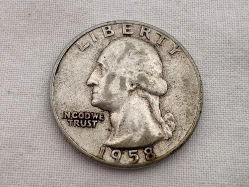 1958 P U.S. Washington Silver Quarter IU-27