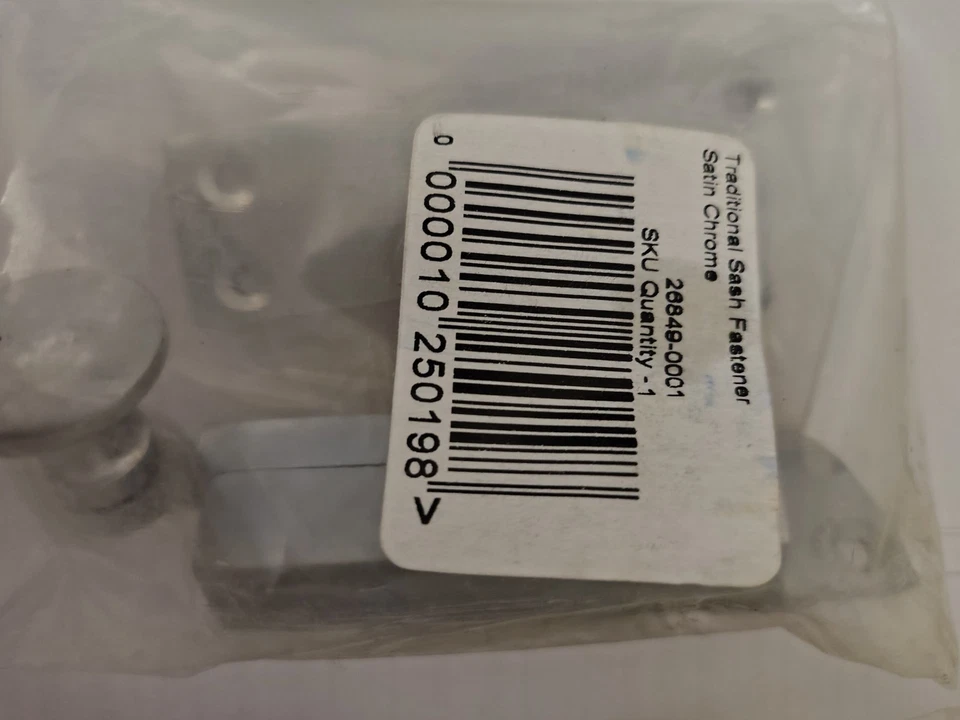 8 X Quadrant Sash Window Fasteners Satin Chrome - Image 3 of 4