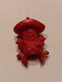Vintage 1968 Frito Bandito Red Pencil Topper Frito Lay Premium!