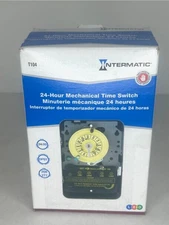 Intermatic T104 Electromechanical Timer Switch, 40A 208-277 VAC 60hz