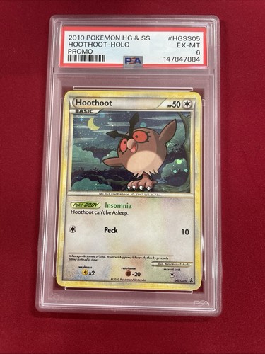 Hoothoot graded PSA 6 for sale on eBay