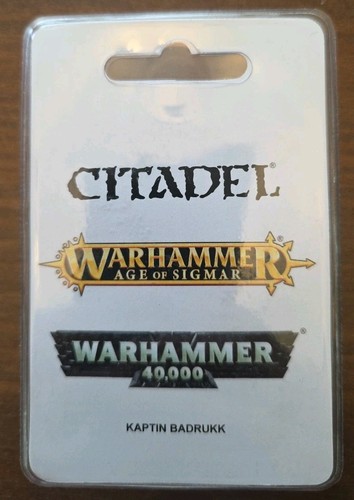 Warhammer 40K ORKS KAPTIN BADRUKK New OOP
