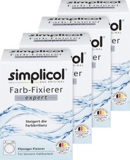 simplicol Farb Fixierer Expert 4er Pack Farbbrillanz Haltbarkeit haltbare Farben