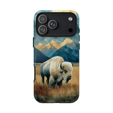 Starry Buffalo Whirlwind Bison Phone Case