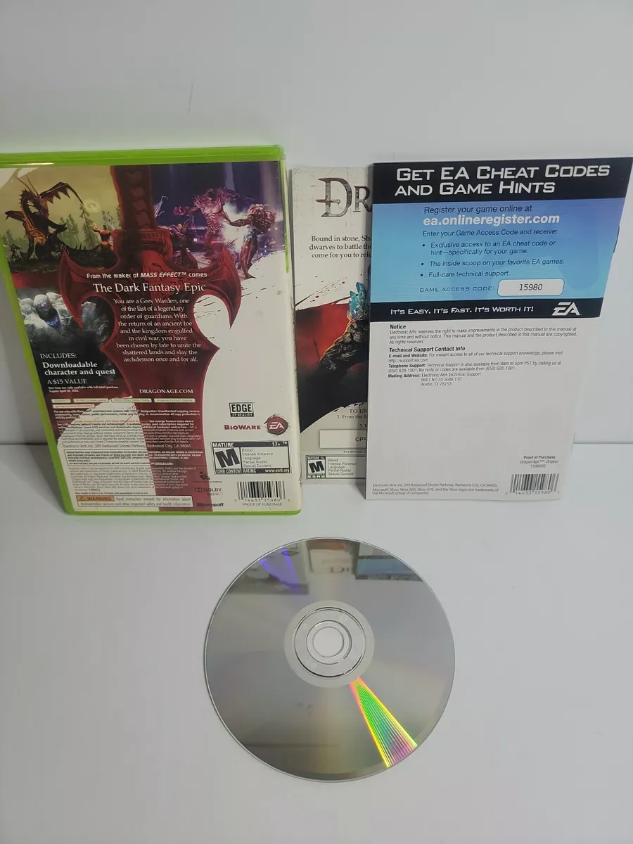 Dragon Age Origins (Microsoft Xbox 360) Original Release Complete  14633159806