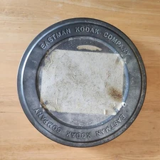 Vintage Eastman Kodak Film Reel Canister Empty  7.25 in Movie  8 mm Metal Tin