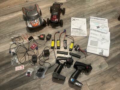 ECX Torment 1/18 4wd Ecx 1/10 Monster Truck Plus Remotes Many Extras 