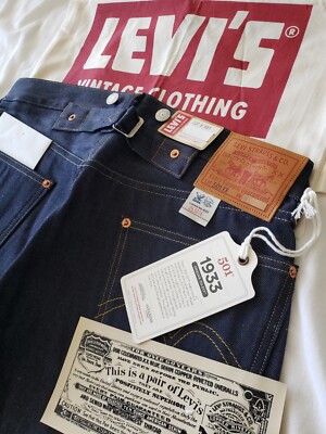 LEVI'S 1933 501 xx VINTAGE CLOTHING LVC Japanese Raw Selvedge 1937