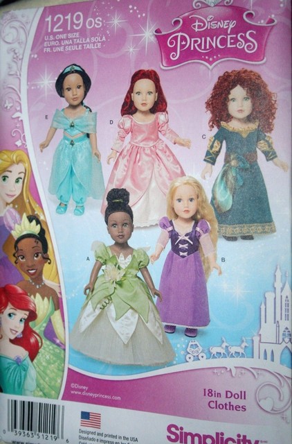 disney princess doll outfits