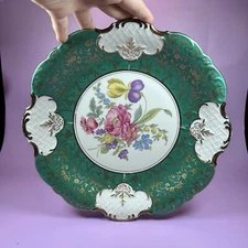 Antique Winterling Bavaria Germany Floral Dinner Plate 10”- Rare! Damage (III)