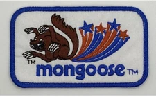 Mongoose BMX Bikes Bicycle Racing Iron Sew On Patch Retro Vintage Style Hat Cap