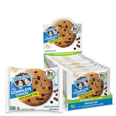 Lenny & Larry's The Complete Cookie Snack Size, Chocolate Chip, Pack of 12