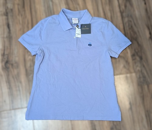 Brooks Brothers Kids Performance Polo 100% Cotton Lavender Blue Size Medium