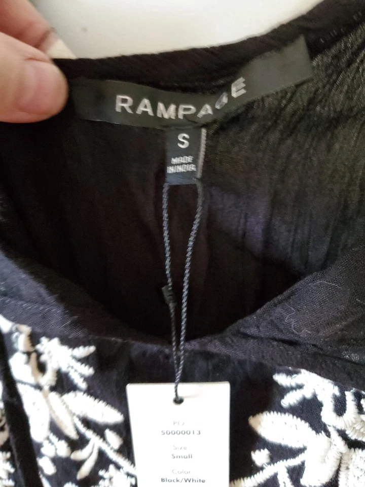 Женский комбинезон A Rampage шорты Fairycore Whimsigoth летние вышитые новые с ценниками S - Изображение 3 из 4