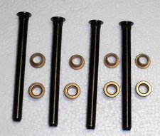 1965-68 Mustang Door Hinge Kit 4 Pins 8 Brass Bushings 2 Dr $14.95 ship included