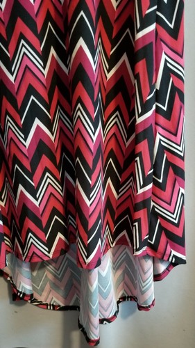 Abito Lularoe Semplicemente Comodo Chevron Carly Medium - Foto 2 di 6