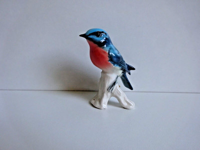 Goebel Eastern Bluebird Sialia Sialis 38534 Jahr 2007 glänzend Blaudrossel