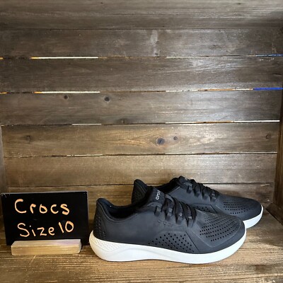 Womens Crocs LiteRide 360 Pacer Black Athletic Casual Sneakers Shoes Size 10 M