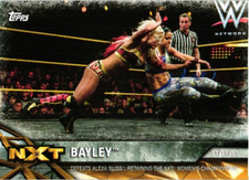 Bayley vs. Alexa Bliss 2017 Topps NXT Wrestling Card