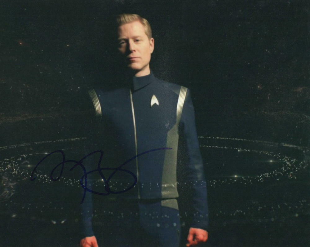 ANTHONY RAPP SIGNED 8X10 PHOTO STAR TREK DISCOVERY RENT AUTOGRAPH COA D ...