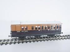 D&S Models 7mm O Gauge Brass Kit Built L&Y 6 Wheel Birdcage Brake 3rd Coach