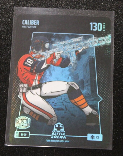 Bo Jackson Battle Arena Battlefoil Ice Caliber #39 Caleb Williams