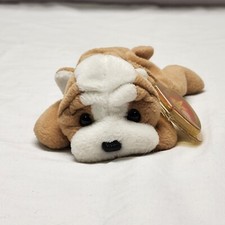 Ty Beanie Baby Wrinkles the Bulldog 1996 w/TAG ERRORS Rare Retired Vintage