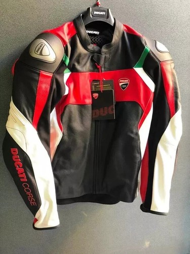 Ducati Racing Motorbike Leather Jacket Ducati C3 Motorcycle Biker Jacket