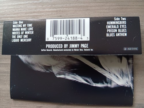 Music Cassette - Jimmy Page ~ Outrider ~ Geffen Records 1988 VG - Picture 7 of 9