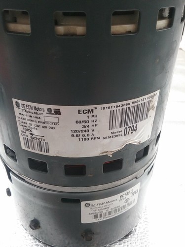 GE ECM 2.3 3/4 HP 5SME39SL 0794 Programmable Blower Motor - Picture 2 of 3