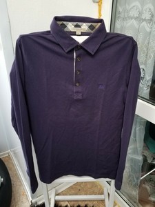 burberry purple shirt