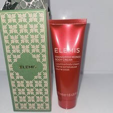 ELEMIS FRANGIPANI MONOI BODY CREAM  NIB/ Travel Size 1.6oz/50ml/Sealed 