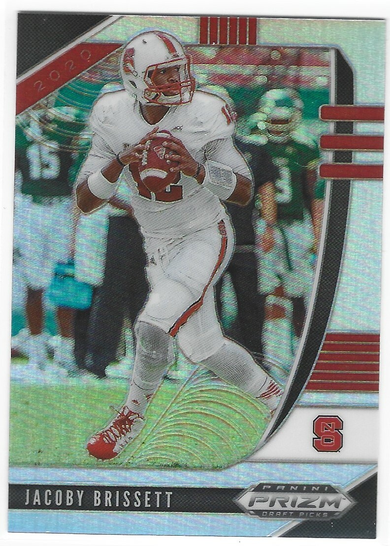 JACOBY BRISSETT 2016 PRIZM DRAFT SILVER PRIZM RC DOLPHINS NC STATE WOLFPACK S4