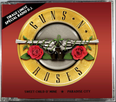 Guns N' Roses   Sweet Child O' Mine / Paradise City (1989) CD single Ltd. promo