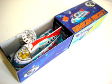 Masudaya Collection Vintage Tin Toy Reproduction mini Sonicon Rocket with Box