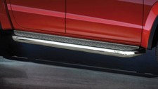 TRITTBRETTER SCHWELLERROHRE AUS EDELSTAHL MIT TÜV FÜR VW AMAROK 2009-2016