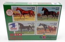 Horses USPS Postal Service Stamp Puzzle 565 Colorforms 550 Pcs NISB