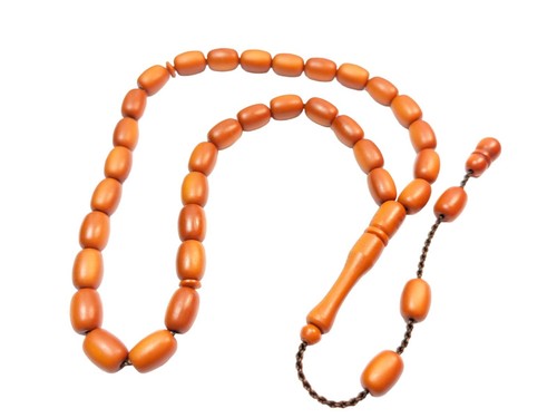 Darkening German Fiber Prayer Beads Capsule, Alman Tesbih Small Tasbih Subha 659 - Picture 13 of 14